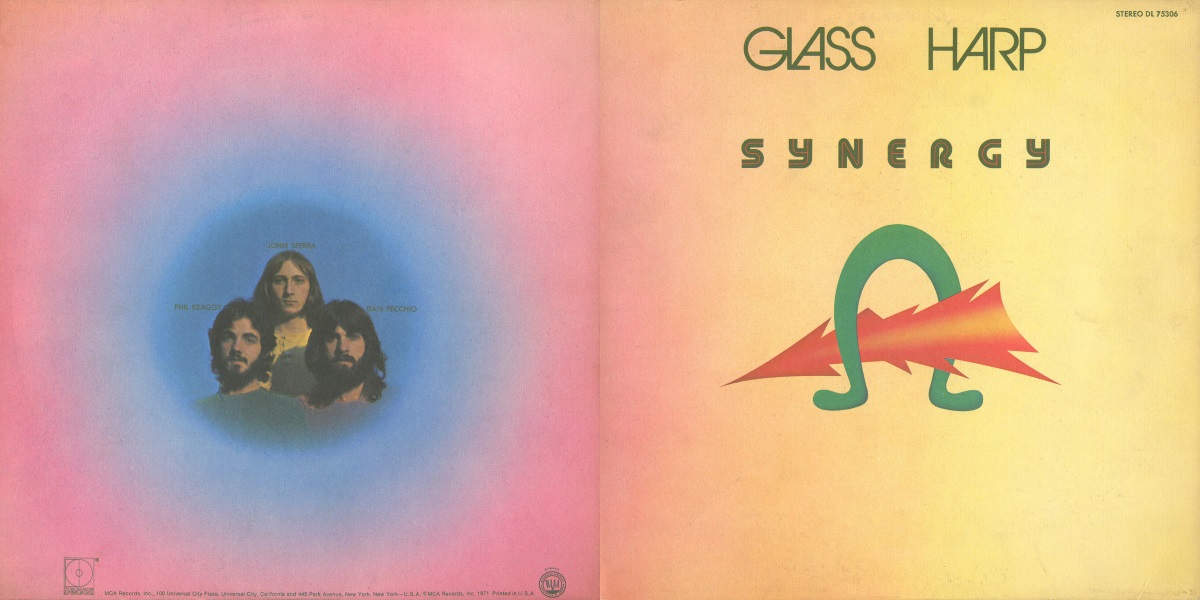 Glass Harp - Synergy (Decca Records 1971) LP Back and Front Cover Art