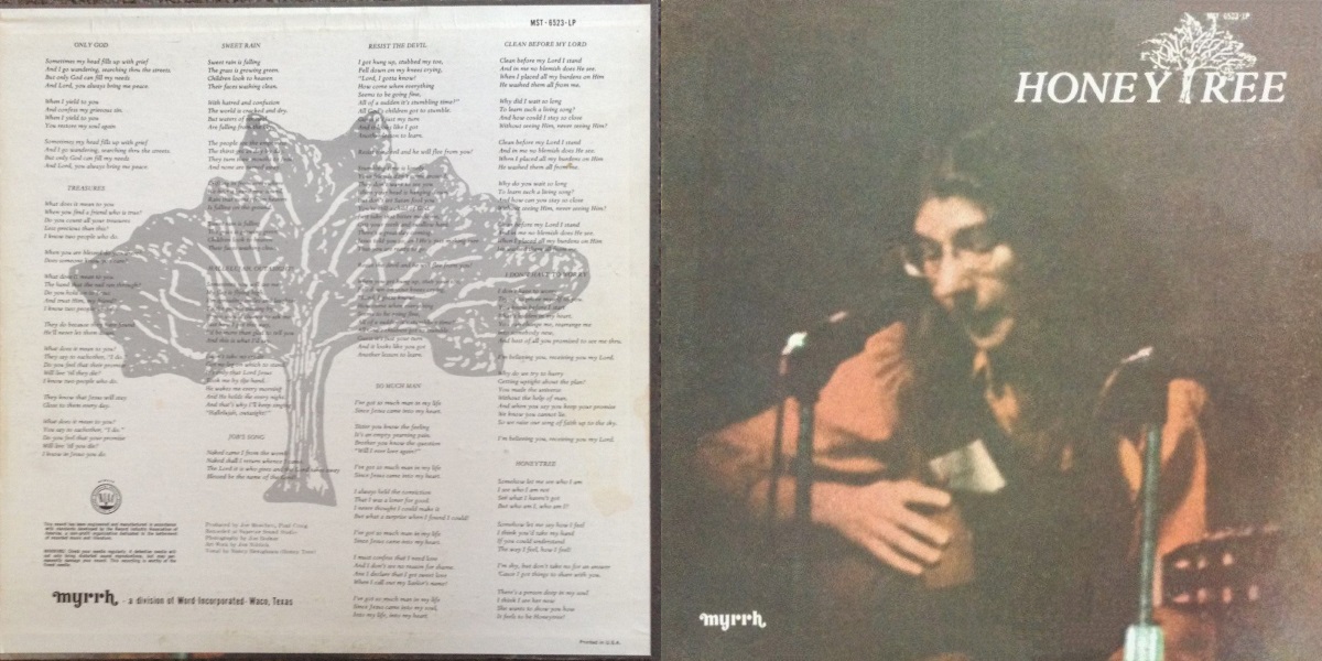 Honeytree - Honeytree (Myrrh Records 1973) LP Back and Front Cover Art