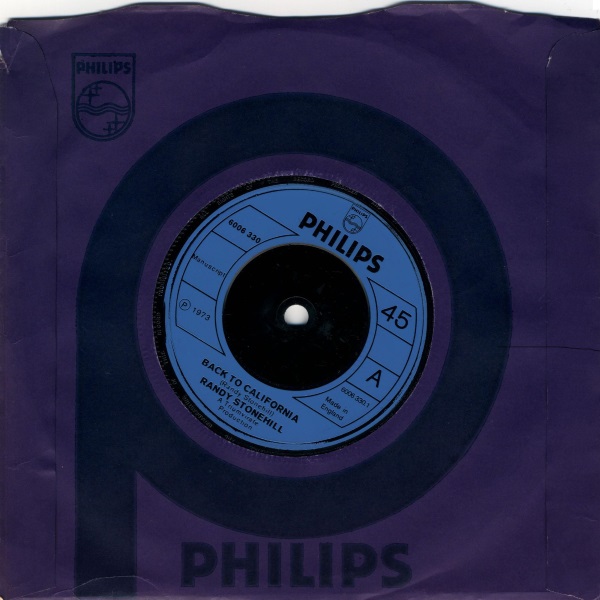 Back to California / Jamey’s Blues [7-inch single]