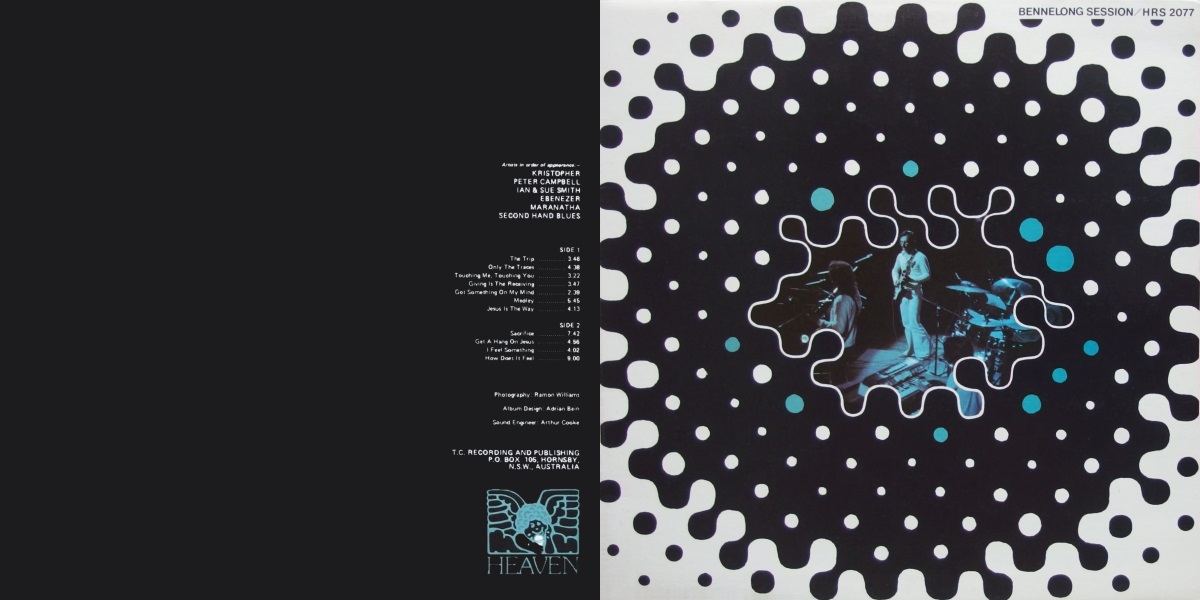 Various Artists - Bennelong Session (Heaven 1974) LP Back and Front Cover Art