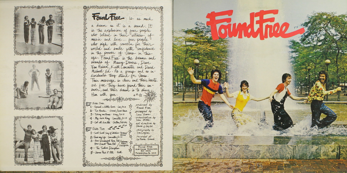 Found Free - Found Free (Olde Towne Recordings 1975) LP Cover Back and Front