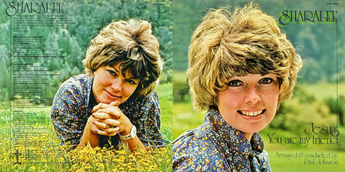 Sharalee - Jesus You Are My Friend (Petra Records 1976) LP Back and Front Cover Art