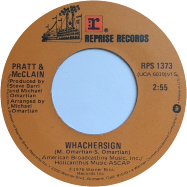 Whachersign / Who Needs It [7-inch single]