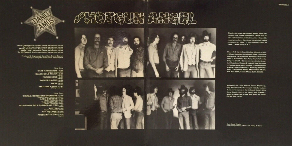 Daniel Amos - Shotgun Angel (Maranatha! Music 1977) Inside Gatefold Cover