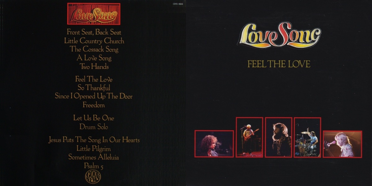 Love Song – Feel The Love (Good News Records 1977) LP Back and Front Gatefold Cover