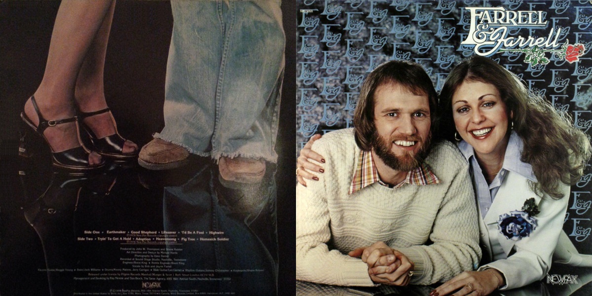Farrell & Farrell - Farrell & Farrell (NewPax Records 1978) LP Back and Front Cover Art