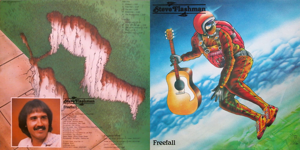 Steve Flashman - Freefall (Kingsway Music 1979) LP Back and Front Cover Art
