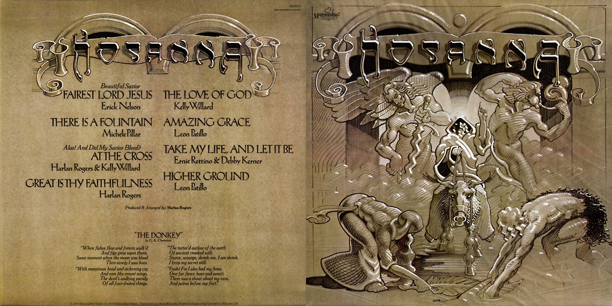 Various Artists - Hosanna (Maranatha! Music 1979) LP Back and Front Cover Art