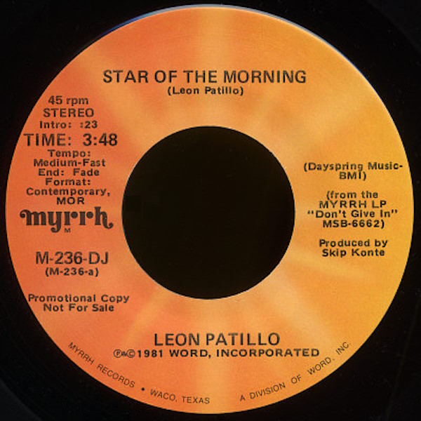Star of the Morning [7-inch single]