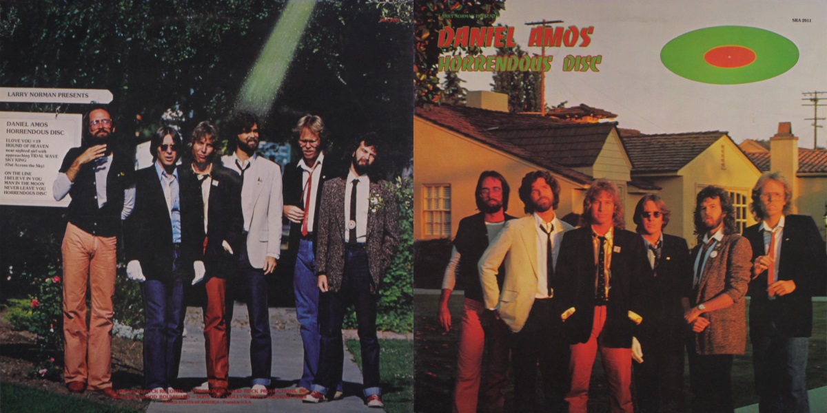 Daniel Amos - Horrendous Disc (Solid Rock Records 1981) LP Back and Front Cover Art