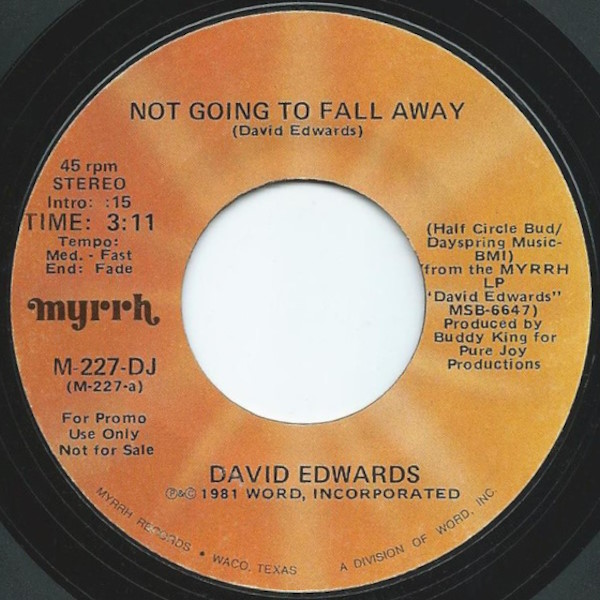 Not Going to Fall Away [7-inch single]