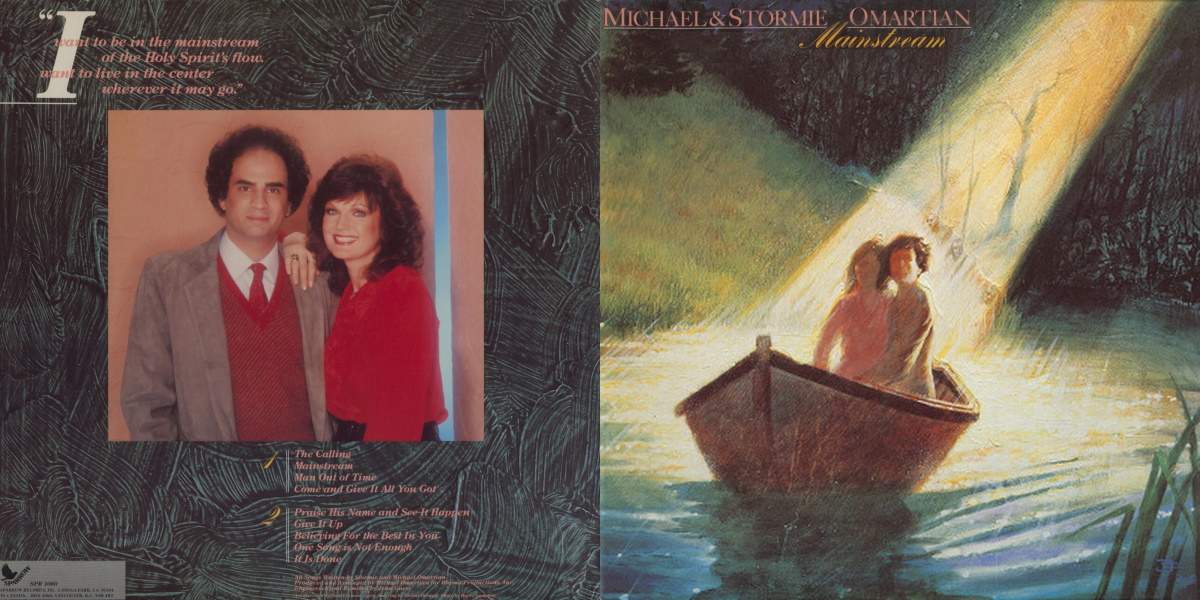 Michael and Stormie Omartian - Mainstream (Sparrow Records 1982) LP Back and Front Cover Art