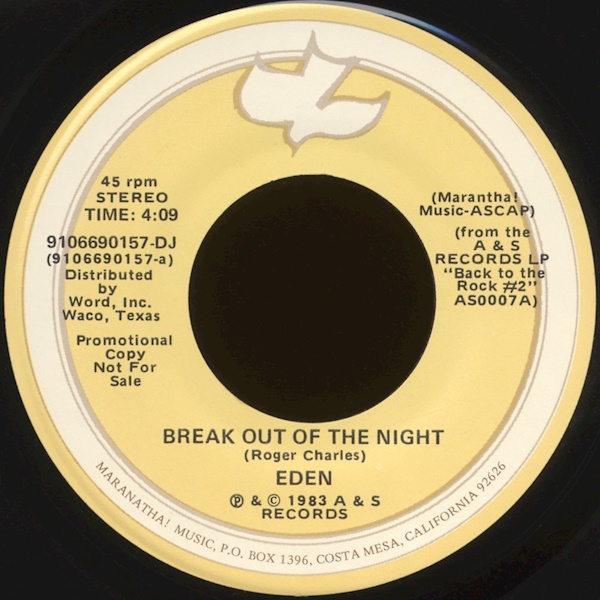 Break Out of the Night / Strangers [7-inch split single]