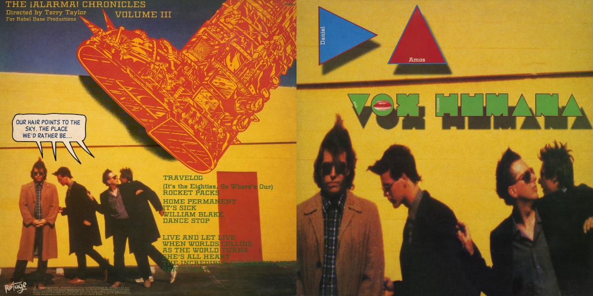 Daniel Amos – Vox Humana (Refuge Records 1984) LP Back and Front Cover Art