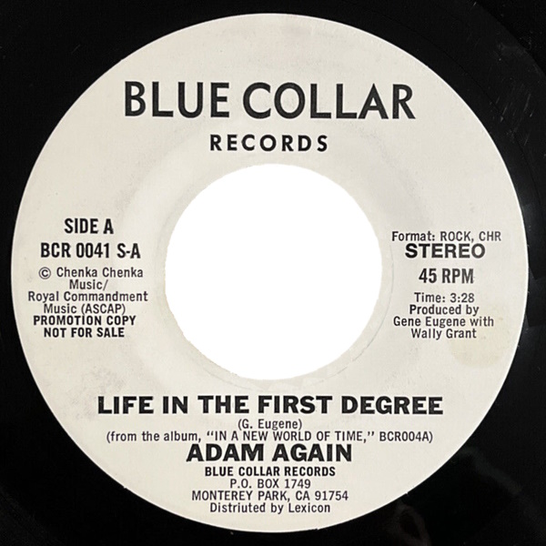 Life in the First Degree / Reason With Me [7-inch single]