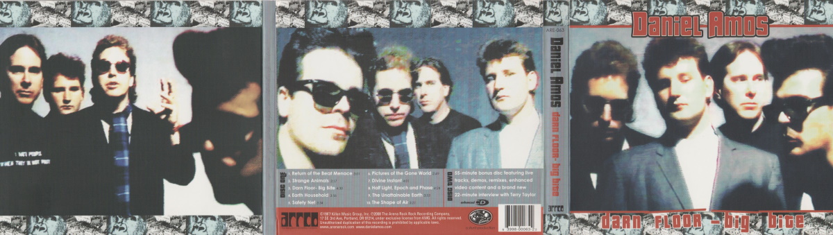 Daniel Amos - Darn Floor-Big Bite (ARRCO 2008) 3-panel CD-cover