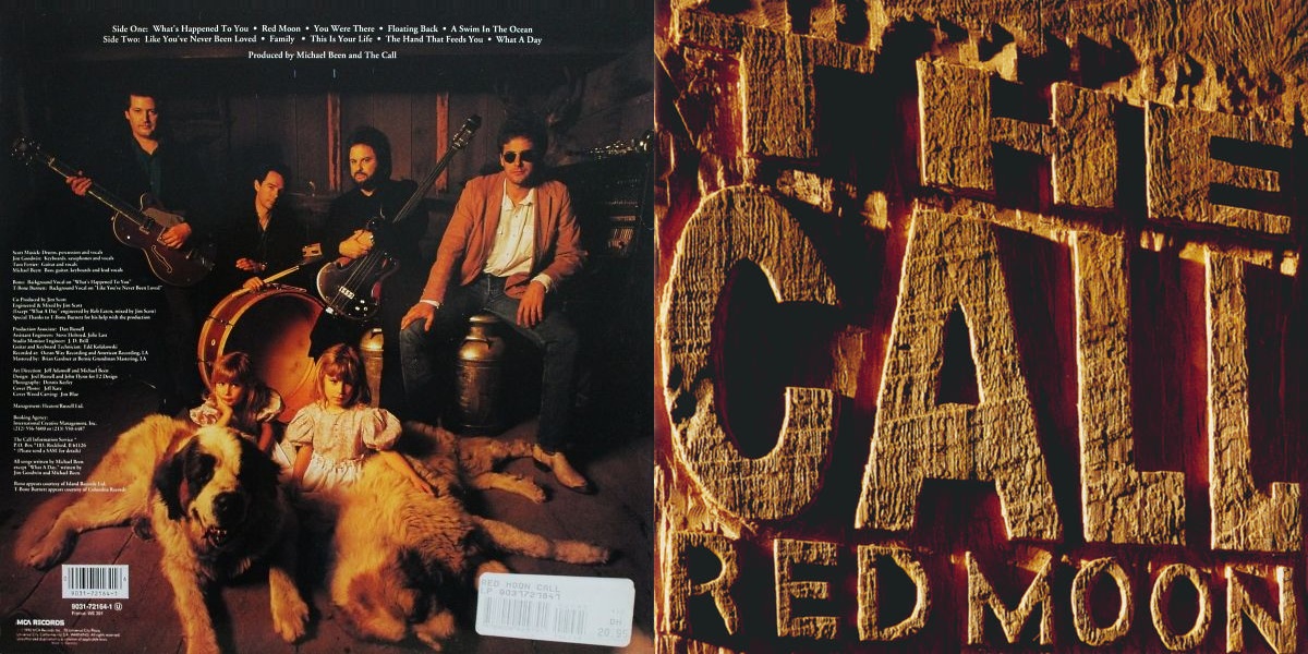 The Call – Red Moon (MCA Records 1990) LP Back and Front Cover Art