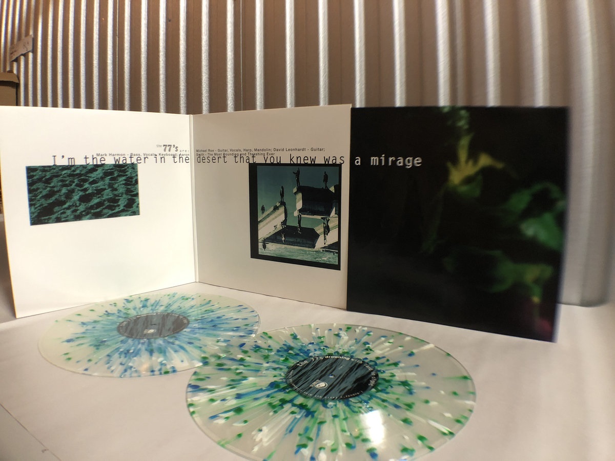 The 77's - Drowning With Land in Sight (Lo-Fidelity Records 2018) Vinyl Edition, Splatter Option