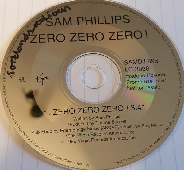 Zero Zero Zero! [CD single]