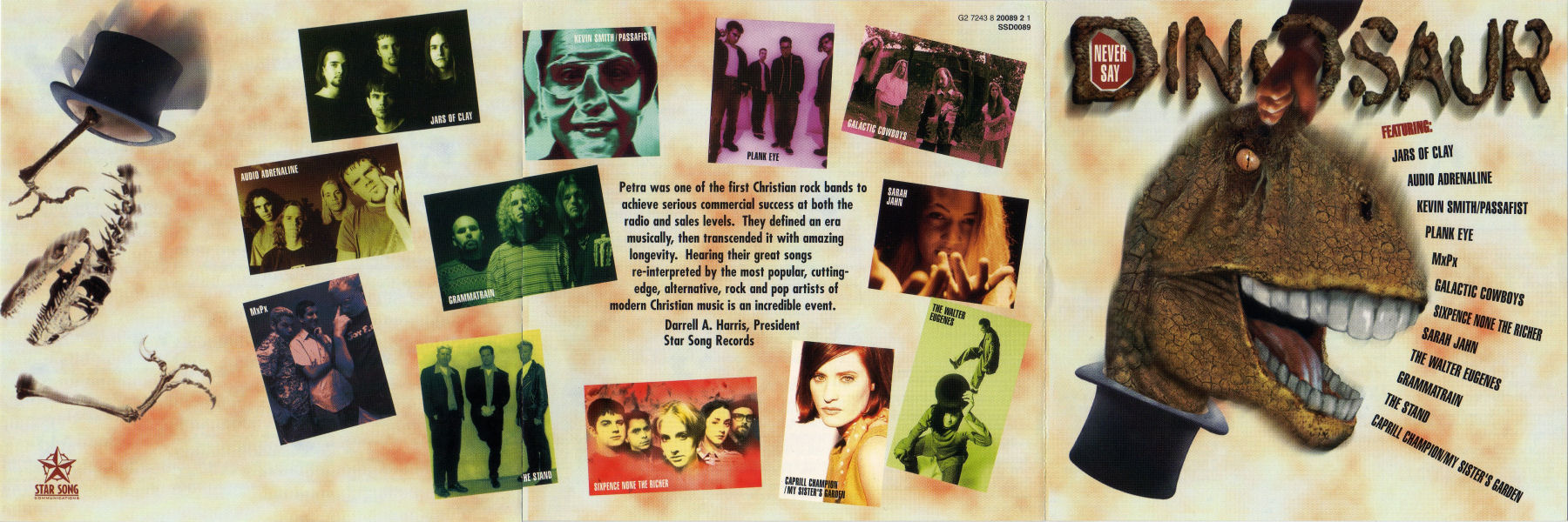 Various Artists – Never Say Dinosaur (StarSong Records 1996) CD insert