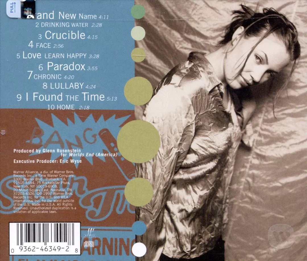 Sarah Jahn - Sparkle (Warner Alliance 1997) CD back