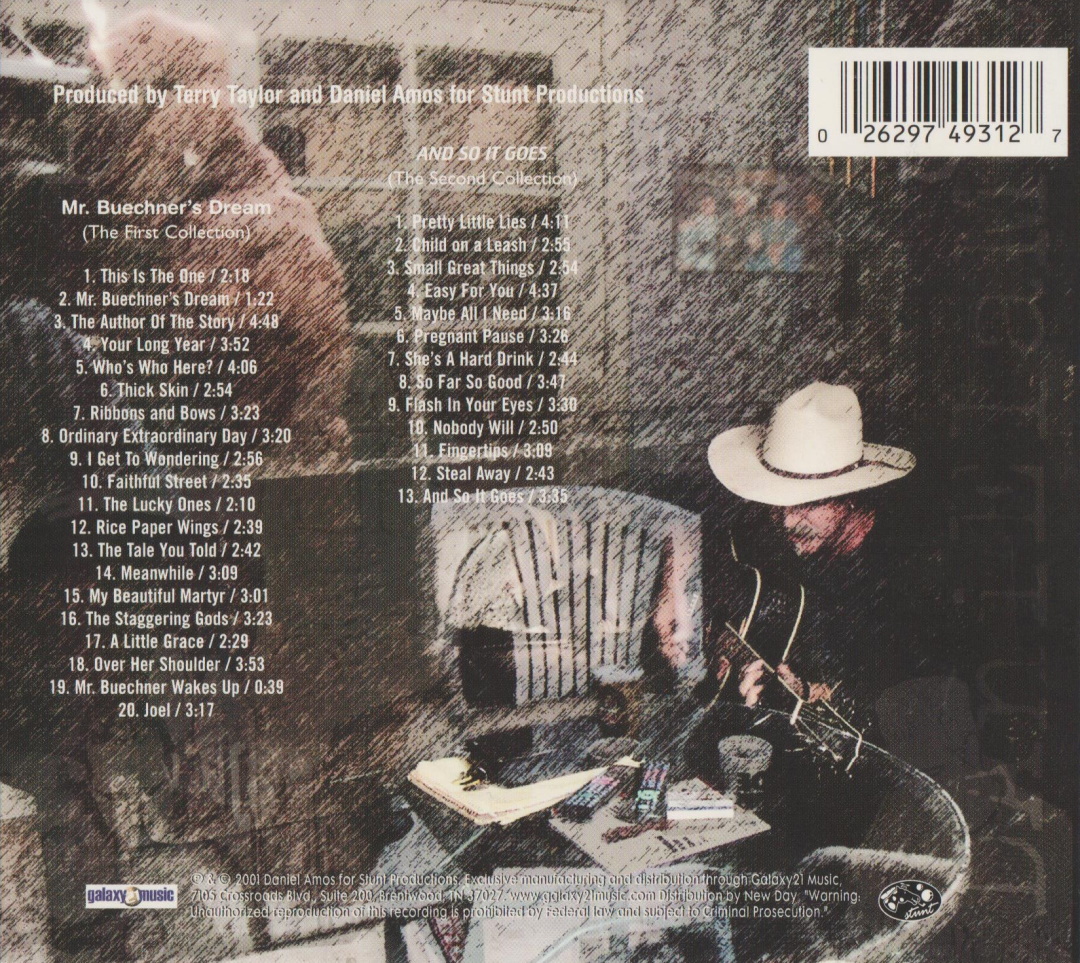 Daniel Amos - Mr. Buechner's Dream 2CD (Galaxy21 Music 2001) CD back