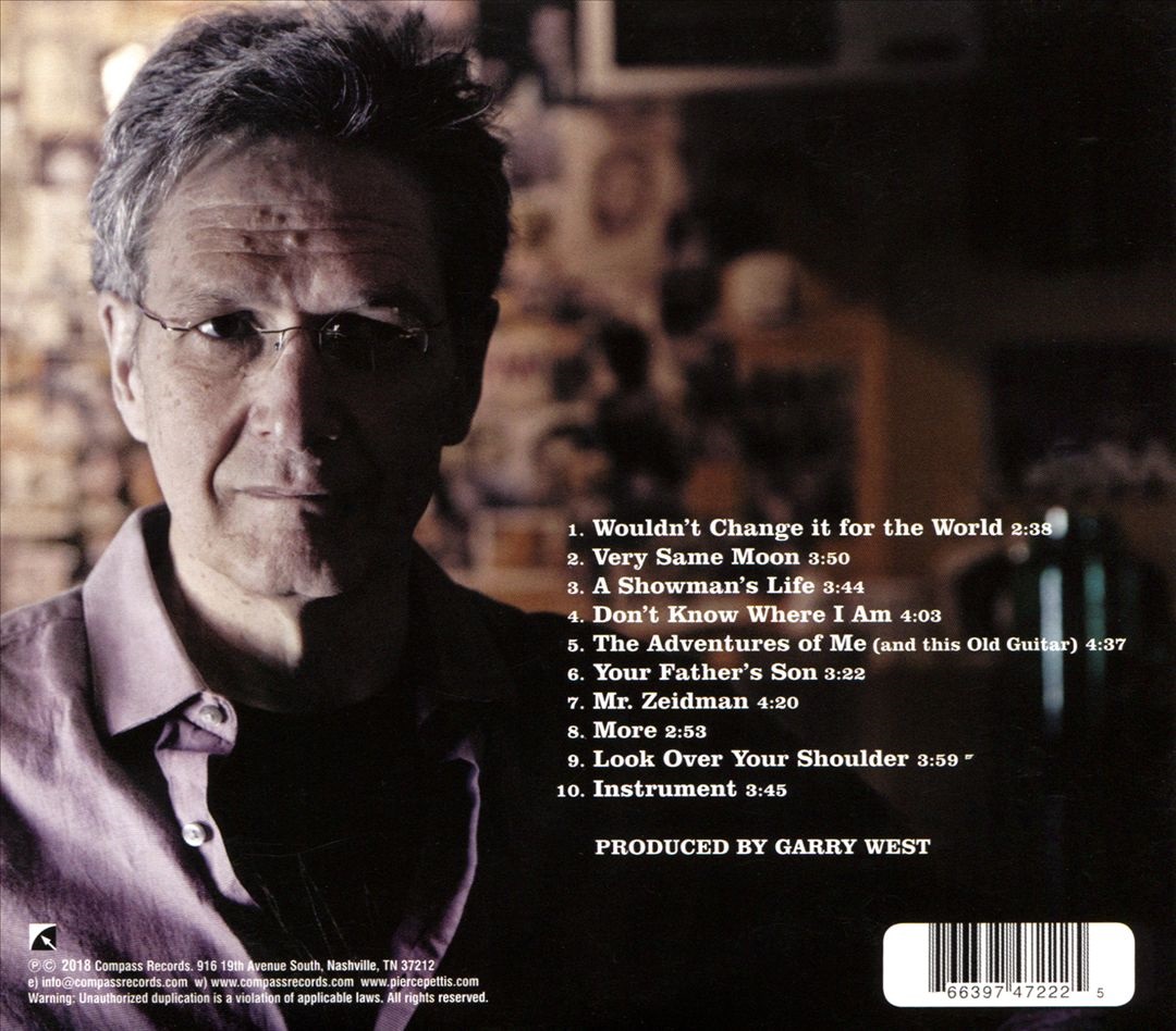Pierce Pettis – Father's Son (Compass Records 2019) CD Back