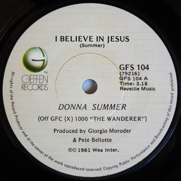 I Believe in Jesus / Running for Cover [7-inch single]