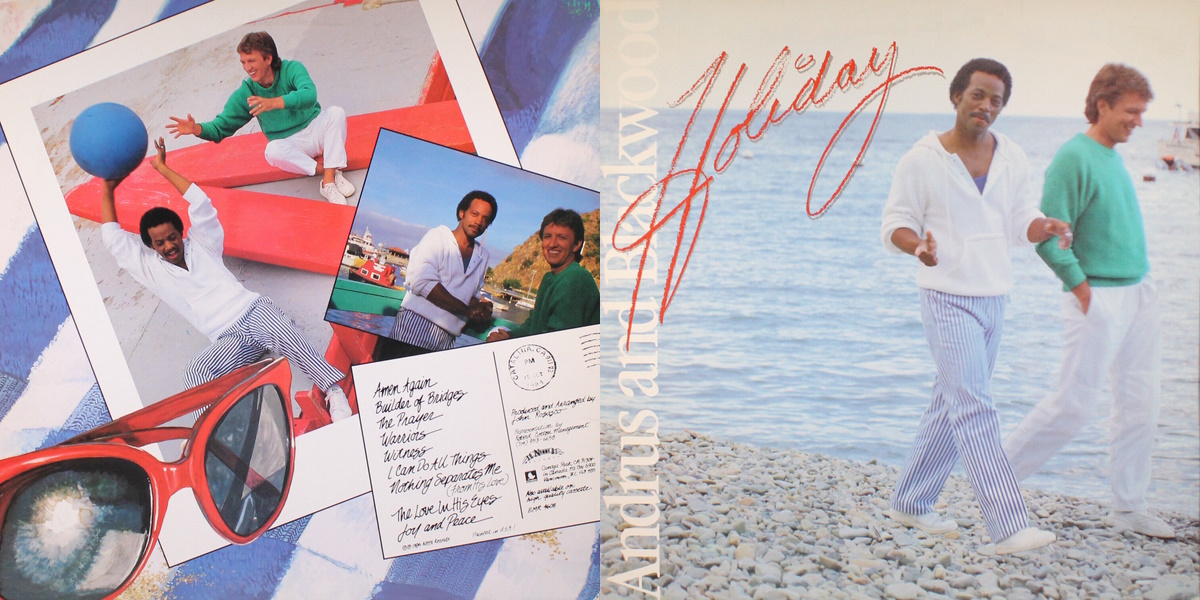 Andrus and Blackwood - Holiday (Nissi Records 1984) LP Back and Front Cover Art