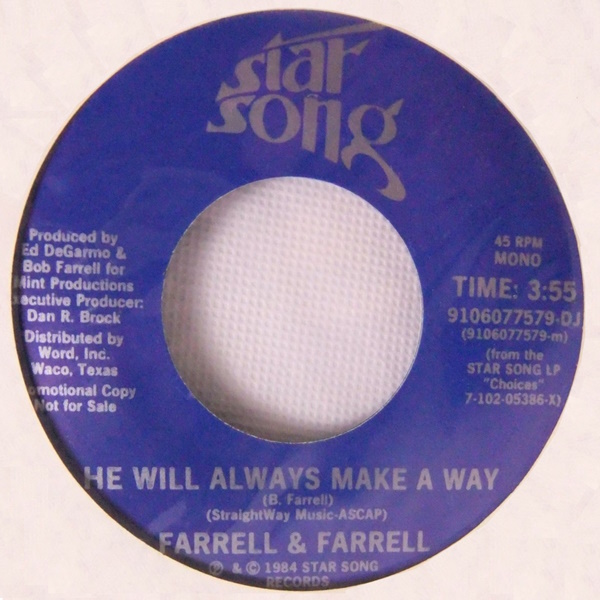 He Will Always Make a Way [7-inch single]
