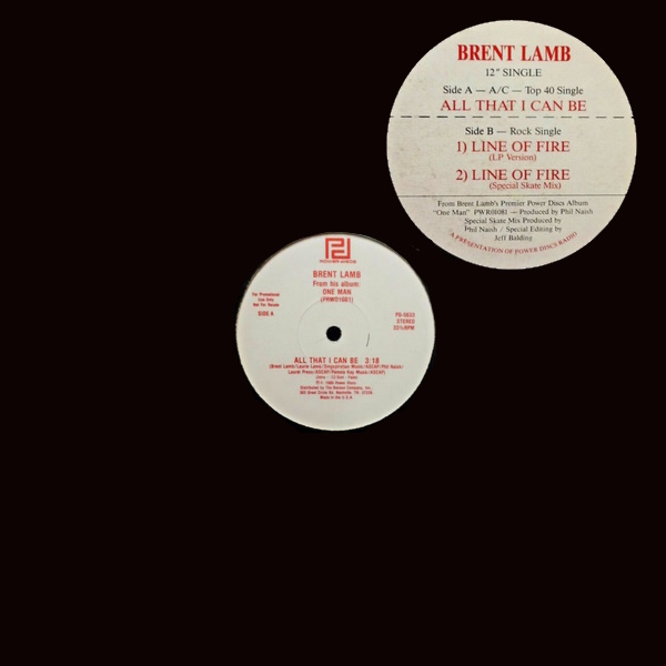 All That I Can Be / Line of Fire [12-inch single]