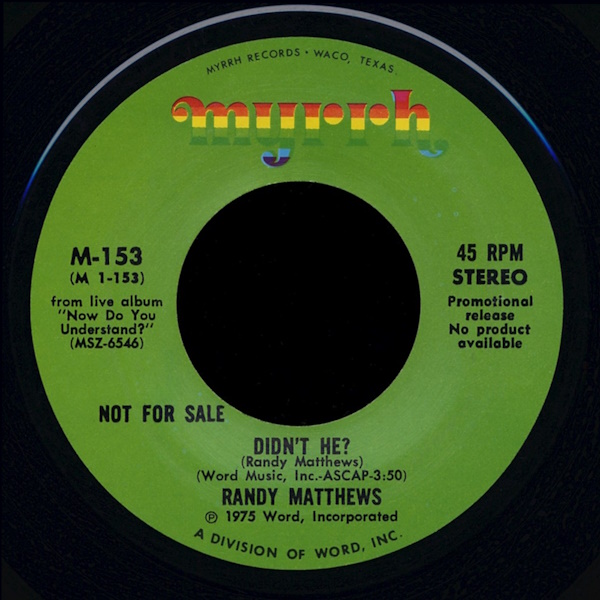 Didn't He? / Evacuation Day [7-inch single]