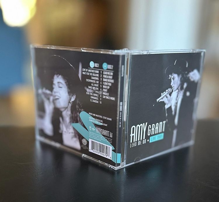 Amy Grant - Lead Me On: Live 1989 (Amy Grant Productions 2023) 2CD case, back and front