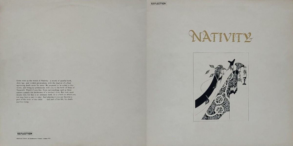 Reflection - Nativity (Reflection Records 1971) LP Back and Front Cover Art