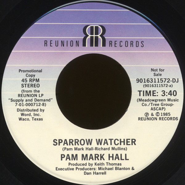 Pam Mark Hall - Sparrow Watcher [7-inch single]