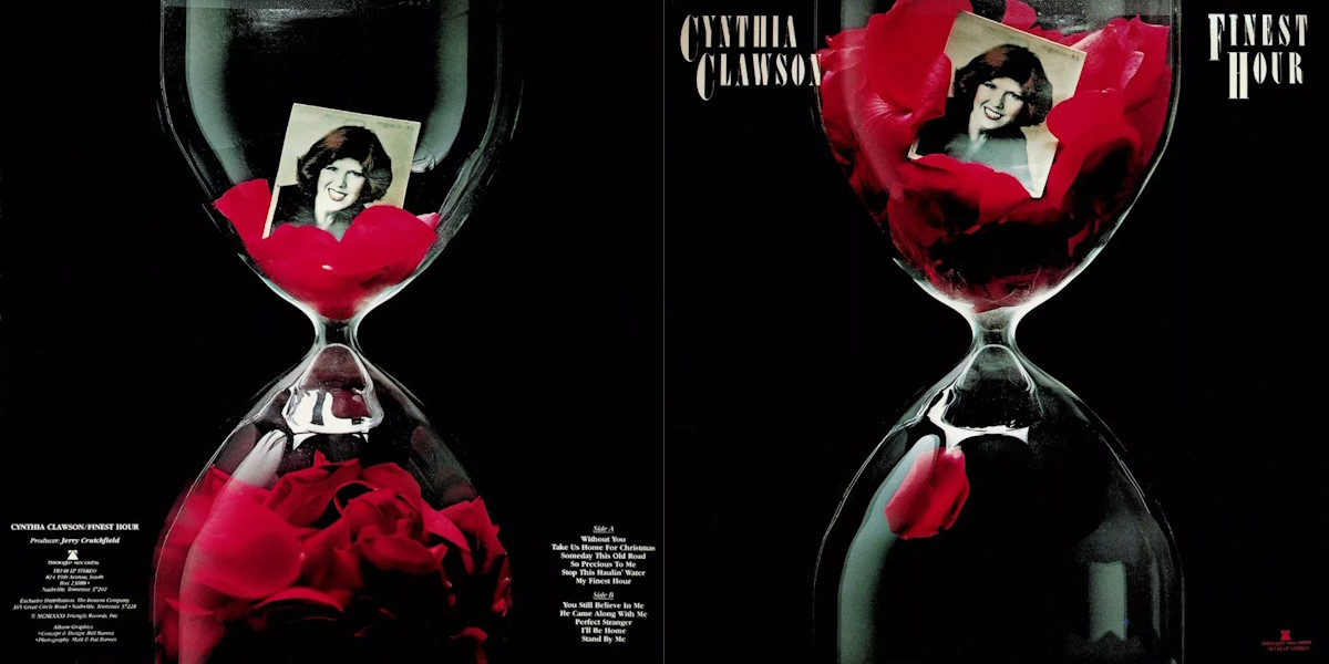 Cynthia Clawson - Finest Hour (Triangle Records 1981) LP Back and Front Cover Art