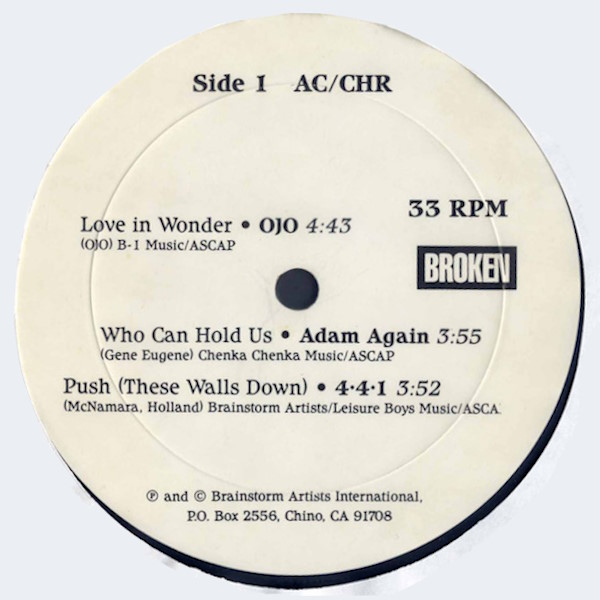 Adam Again, 4-4-1, Ojo Taylor - Untitled 12-inch Promo Maxi Single