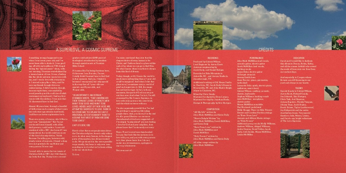 John Mark McMillan - Cosmic Supreme (Anotherland 2025) Inside Gatefold Cover