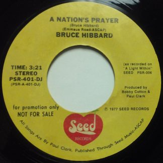 A Nation's Prayer / Rescue Me [7-inch single]