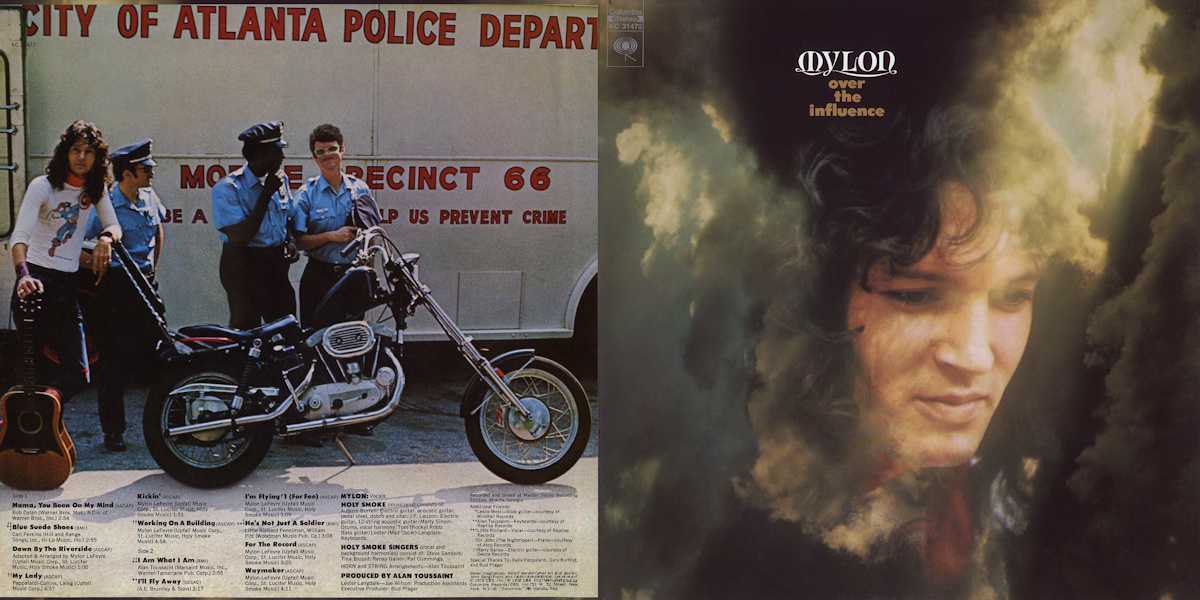 Mylon LeFevre - Over The Influence (Columbia Records 1972) LP Back and Front Cover Art