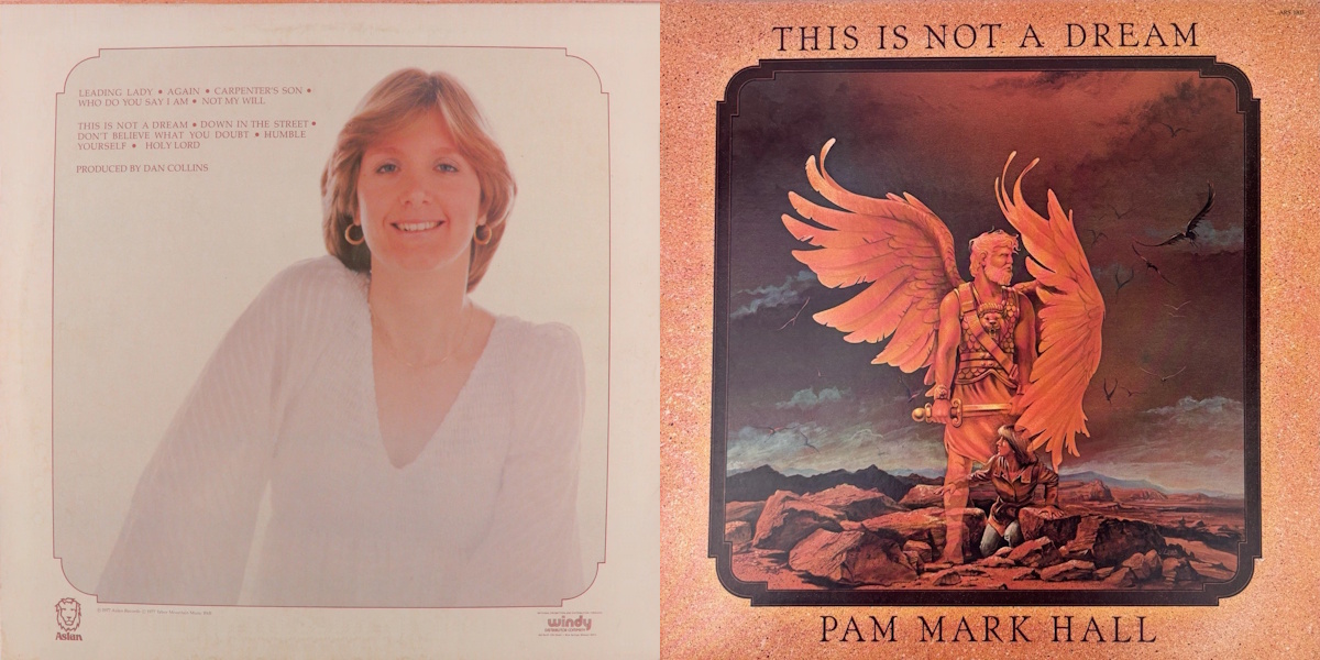 Pam Mark Hall - This Is Not A Dream (Aslan Records 1977) LP Back and Front Cover Art