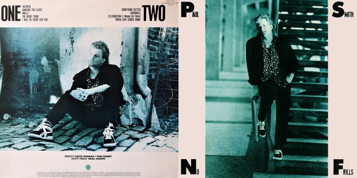 Paul Smith - No Frills (Dayspring Records 1987) LP Back and Front Cover Art