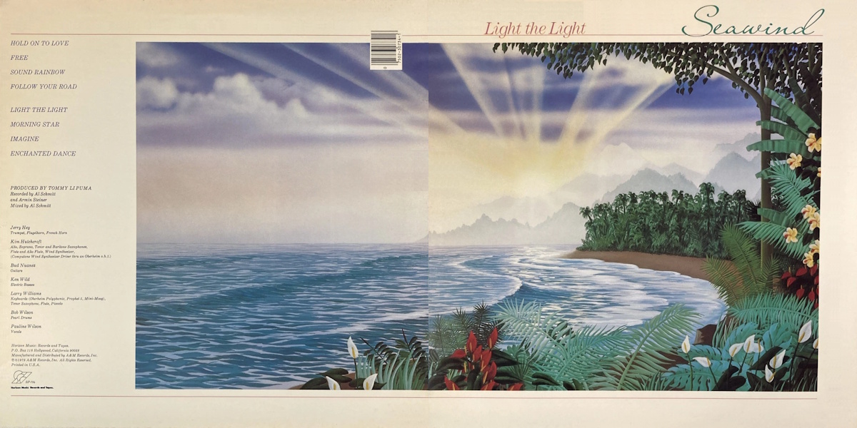 Seawind - Light the Light (Horizon 1979) LP Back and Front Cover Art